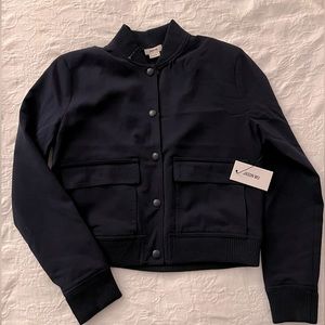 **SOLD** NWT Jason Wu Navy Bomber Jacket, Sz XS